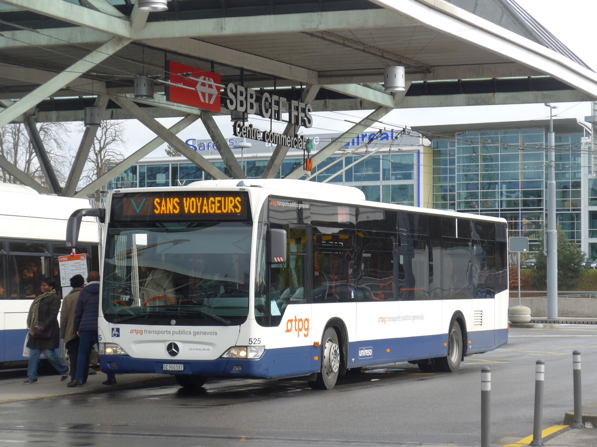 (202'291) - TPG Gen�ve - Nr. 525/GE 960'587 - Mercedes am 11. M�rz 2019 in Gen�ve, A�roport