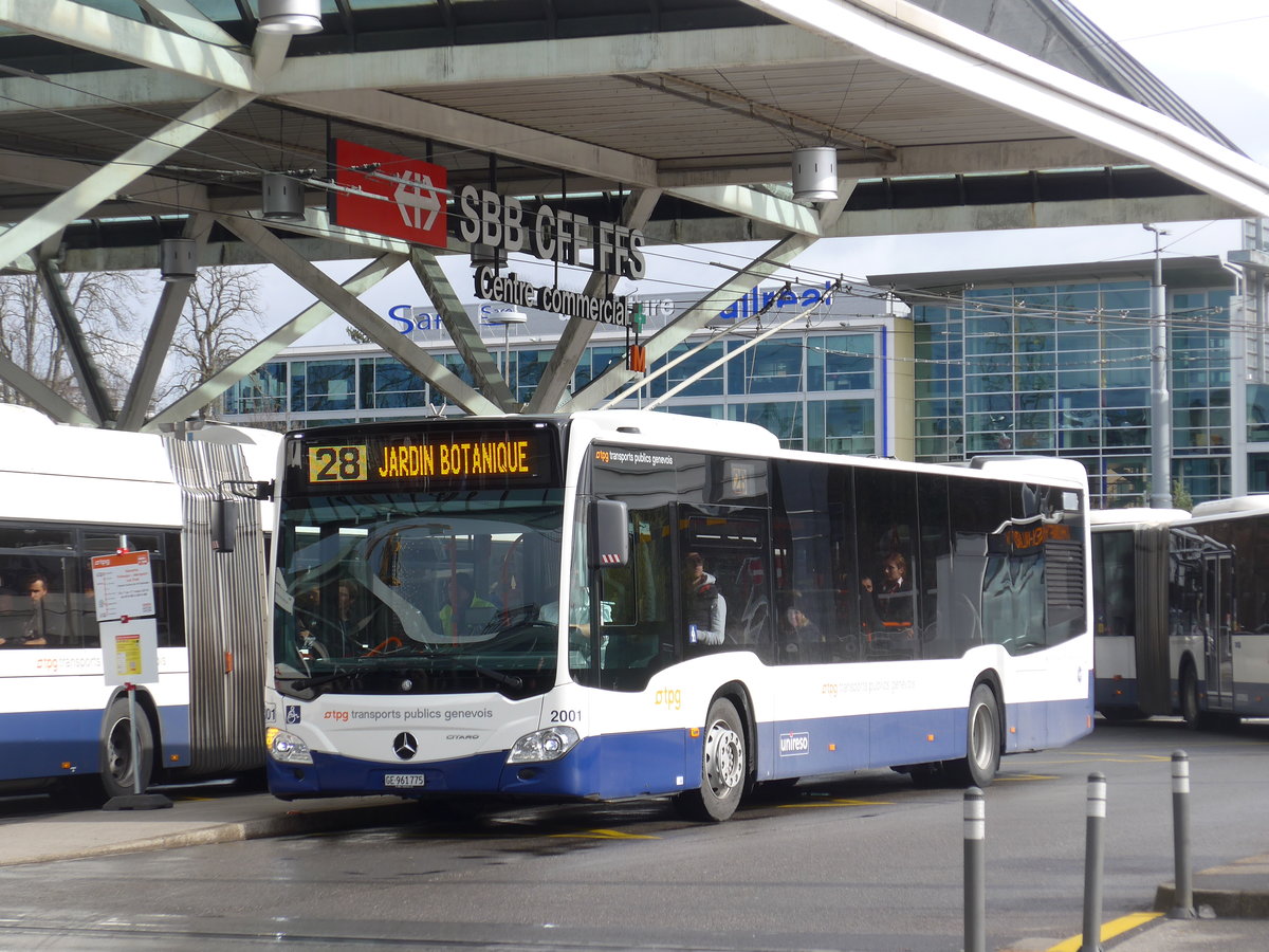 (202'292) - Globe-Limo, Gen�ve - Nr. 2001/GE 961'775 - Mercedes am 11. M�rz 2019 in Gen�ve, A�roport