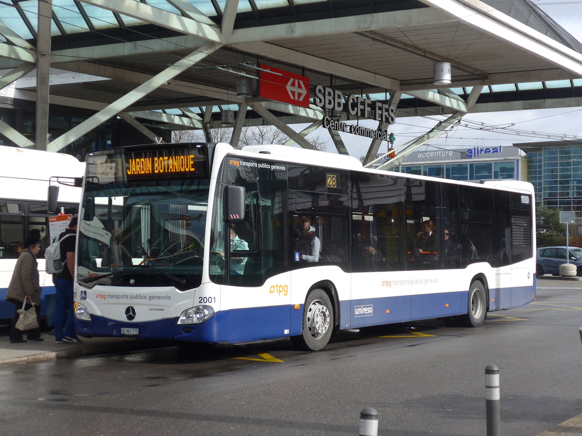 (202'293) - Globe-Limo, Gen�ve - Nr. 2001/GE 961'775 - Mercedes am 11. M�rz 2019 in Gen�ve, A�roport