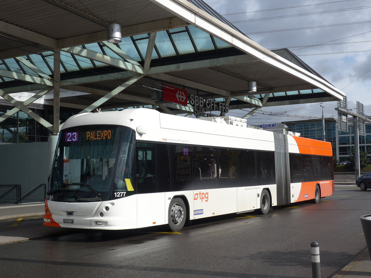 (202'295) - TPG Gen�ve - Nr. 1277/GE 961'718 - Hess/Hess TOSA am 11. M�rz 2019 in Gen�ve, A�roport