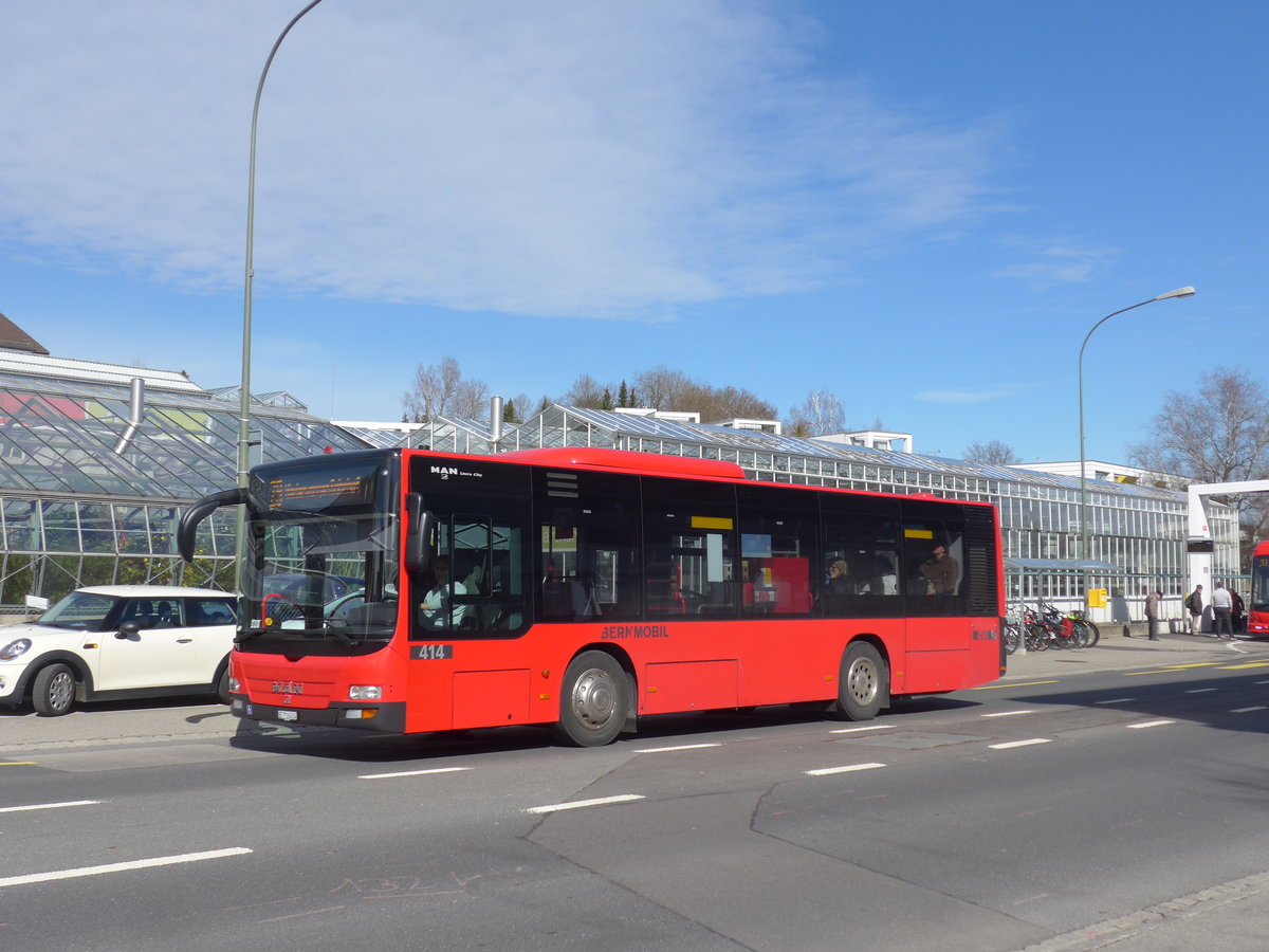 (202'335) - Bernmobil, Bern - Nr. 414/BE 716'414 - MAN am 12. M�rz 2019 in K�niz, Weiermatt