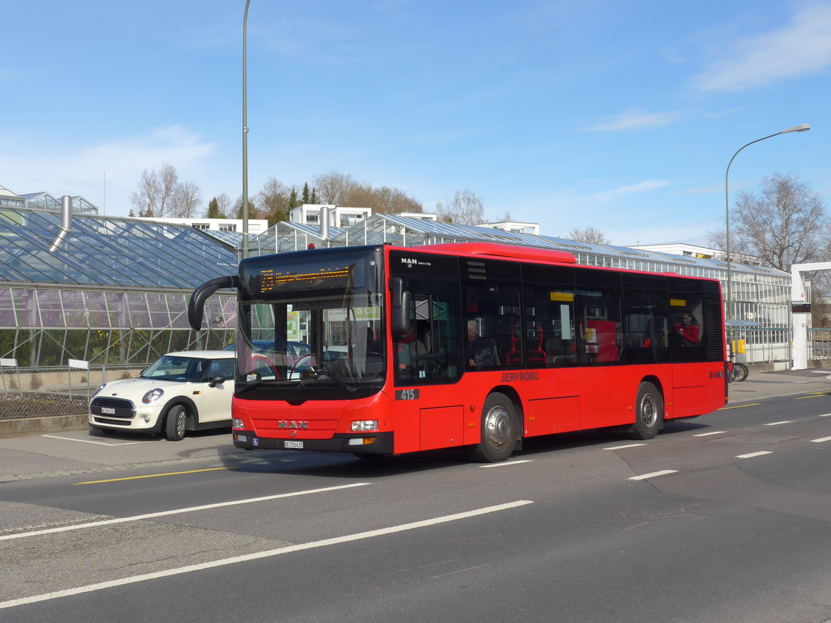 (202'342) - Bernmobil, Bern - Nr. 415/BE 716'415 - MAN am 12. M�rz 2019 in K�niz, Weiermatt