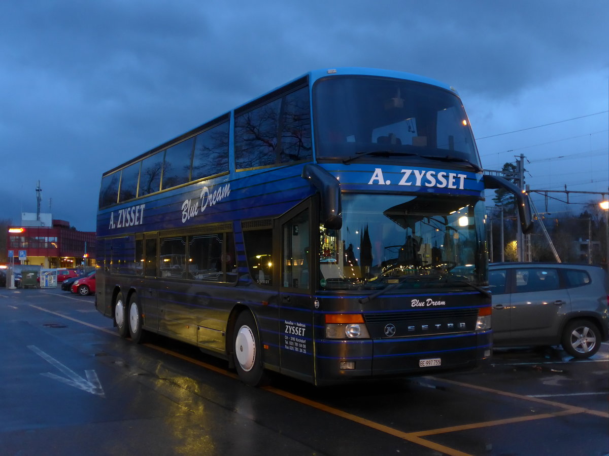 (202'376) - Zysset, Kirchdorf - Nr. 88/BE 997'755 - Setra am 14. M�rz 2019 in Thun, CarTerminal