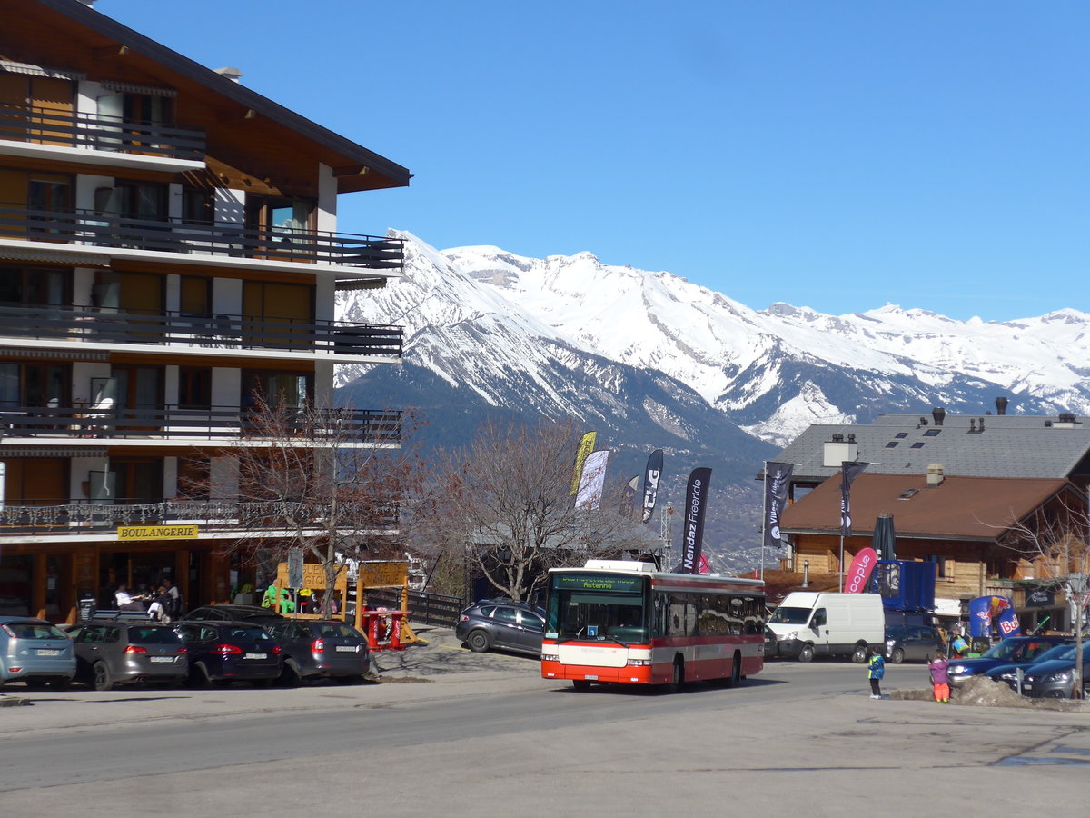 (202'420) - Lathion, Sion - Nr. 26/VS 478'999 - Scania/Hess (ex AAGS Schwyz Nr. 12) am 16. M�rz 2019 in Haute-Nendaz, T�l�cabine