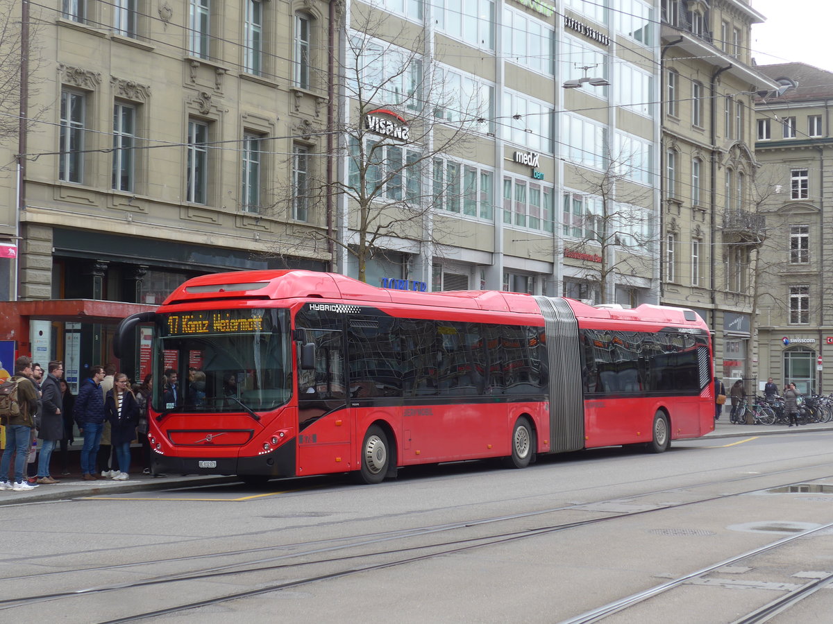 (202'483) - Bernmobil, Bern - Nr. 878/BE 832'878 - Volvo am 18. M�rz 2019 beim Bahnhof Bern