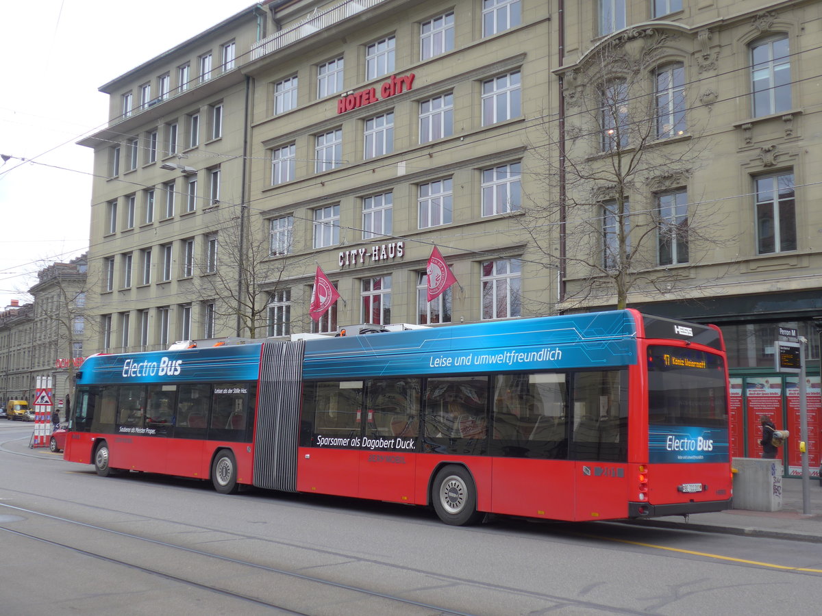 (202'494) - Bernmobil, Bern - Nr. 201/BE 722'201 - Hess/Hess am 18. M�rz 2019 beim Bahnhof Bern