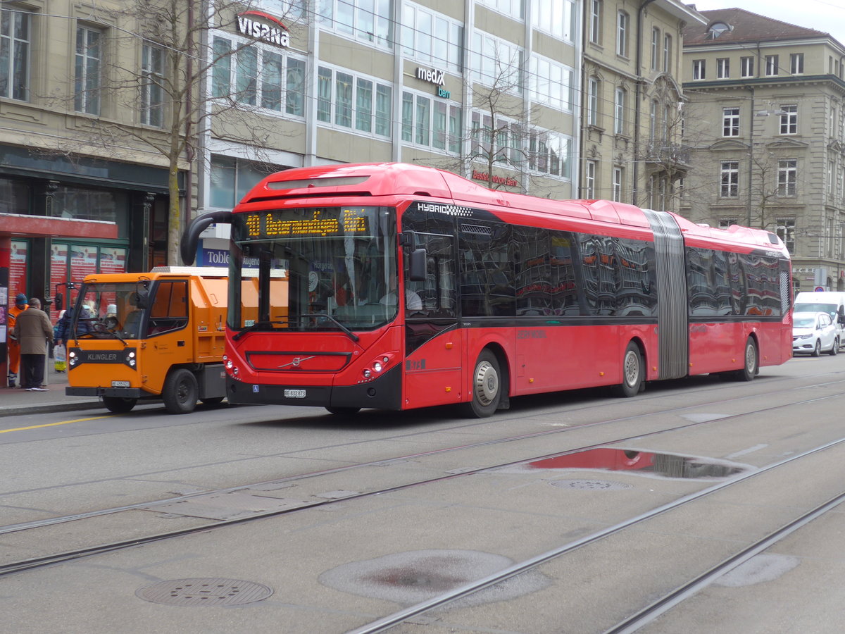 (202'497) - Bernmobil, Bern - Nr. 873/BE 832'873 - Volvo am 18. M�rz 2019 beim Bahnhof Bern