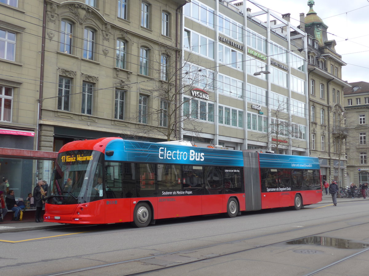 (202'500) - Bernmobil, Bern - Nr. 203/BE 723'203 - Hess/Hess am 18. M�rz 2019 beim Bahnhof Bern