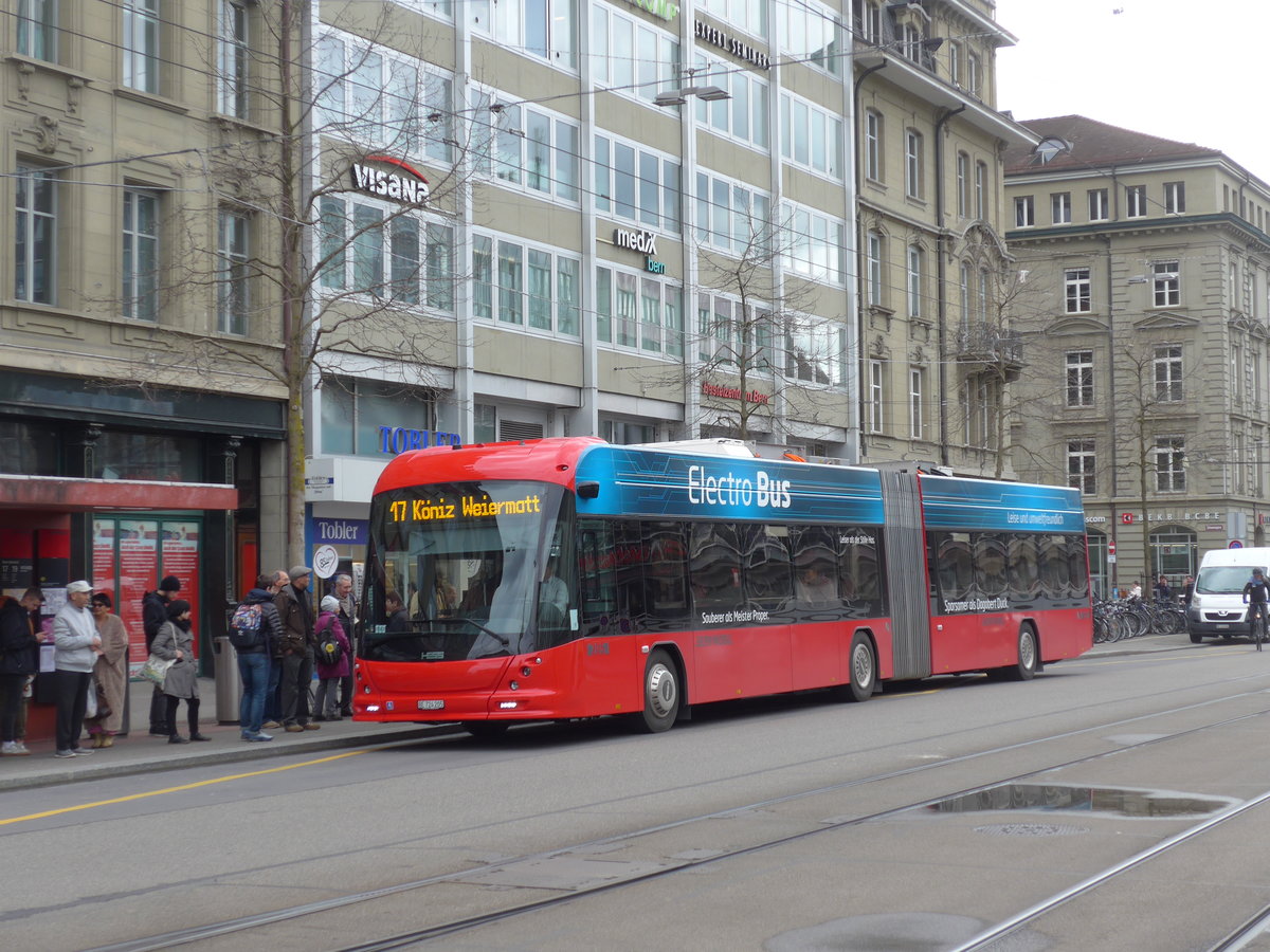 (202'503) - Bernmobil, Bern - Nr. 205/BE 724'205 - Hess/Hess am 18. M�rz 2019 beim Bahnhof Bern