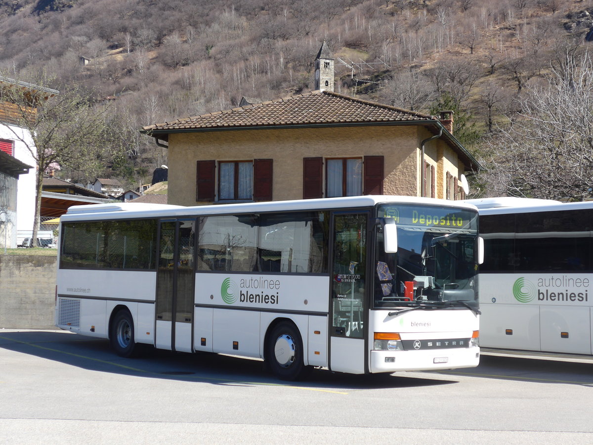 (202'557) - ABl Biasca - Nr. 20/TI 231'020 - Setra (ex AAGU Altdorf Nr. 33) am 19. M�rz 2019 in Biasca, Garage