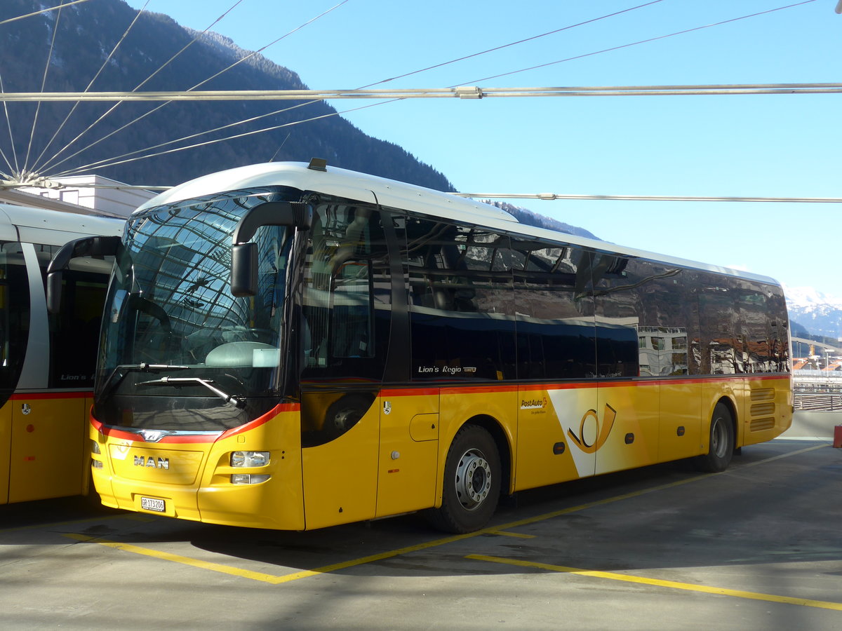(202'595) - PostAuto Graub�nden - GR 173'206 - MAN am 20. M�rz 2019 in Chur, Postautostation