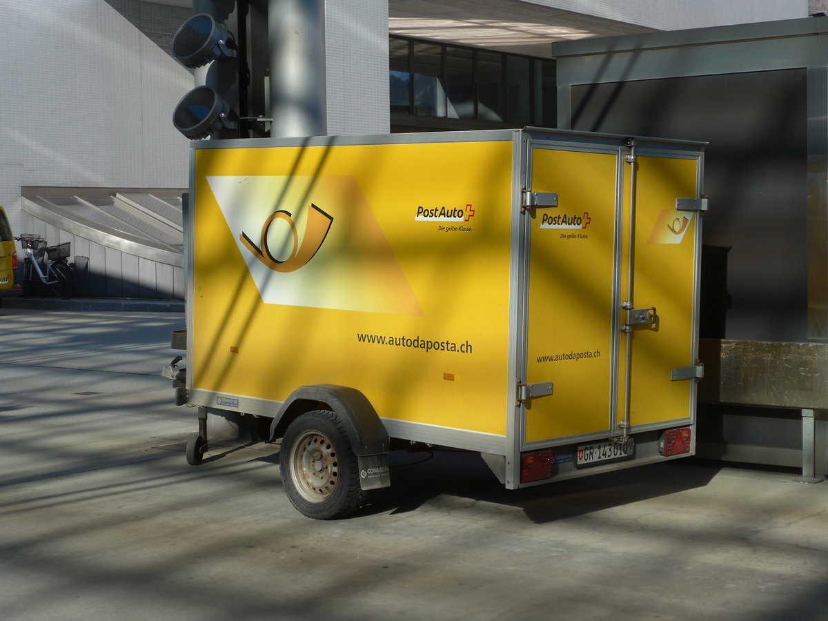 (202'598) - PostAuto Graub�nden - GR 143'010 - Conrad Gep�ckanh�nger am 20. M�rz 2019 in Chur, Postautostation