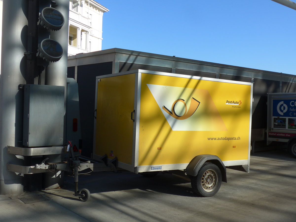 (202'599) - PostAuto Graub�nden - GR 143'010 - Conrad Gep�ckanh�nger am 20. M�rz 2019 in Chur, Postautostation