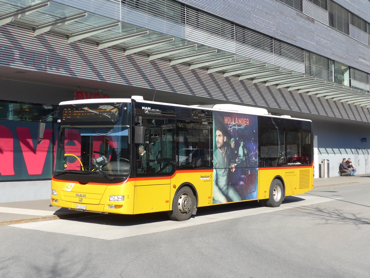 (202'603) - Gessinger, Bad Ragaz - GR 102'390 - MAN/G�ppel am 20. M�rz 2019 beim Bahnhof Landquart