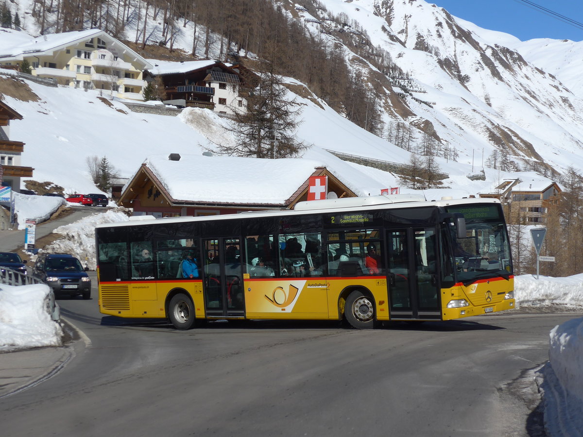 (202'643) - Jenal, Samnaun - GR 18'656 - Mercedes (ex PostAuto Graub�nden) am 20. M�rz 2019 in Samnaun, Ravaisch
