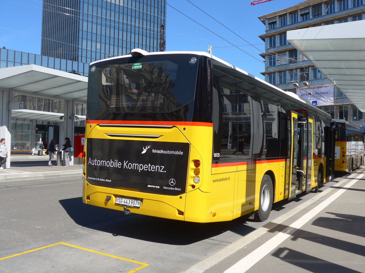 (202'680) - PostAuto Ostschweiz - SG 443'907 - Volvo am 21. M�rz 2019 beim Bahnhof St. Gallen