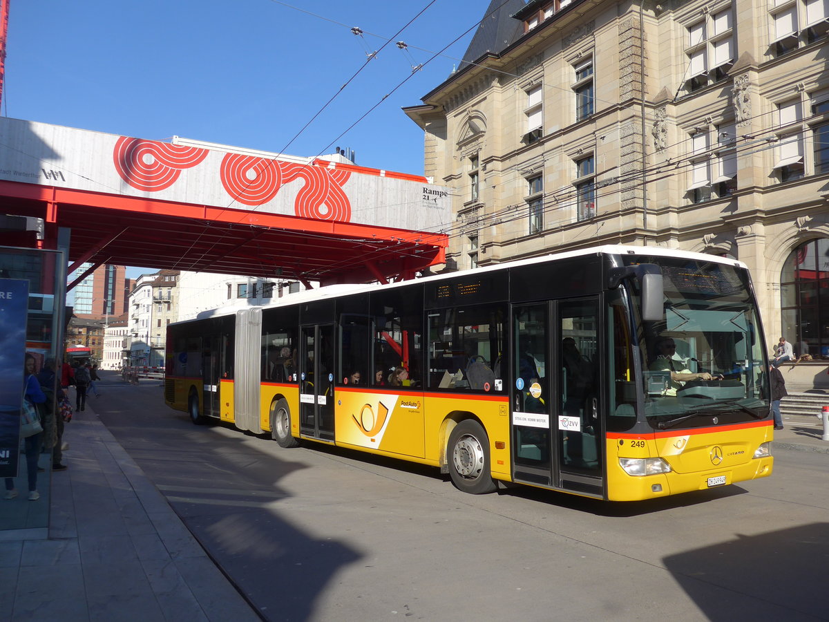 (202'775) - Moser, Flaach - Nr. 249/ZH 249'949 - Mercedes am 21. M�rz 2019 beim Hauptbahnhof Winterthur