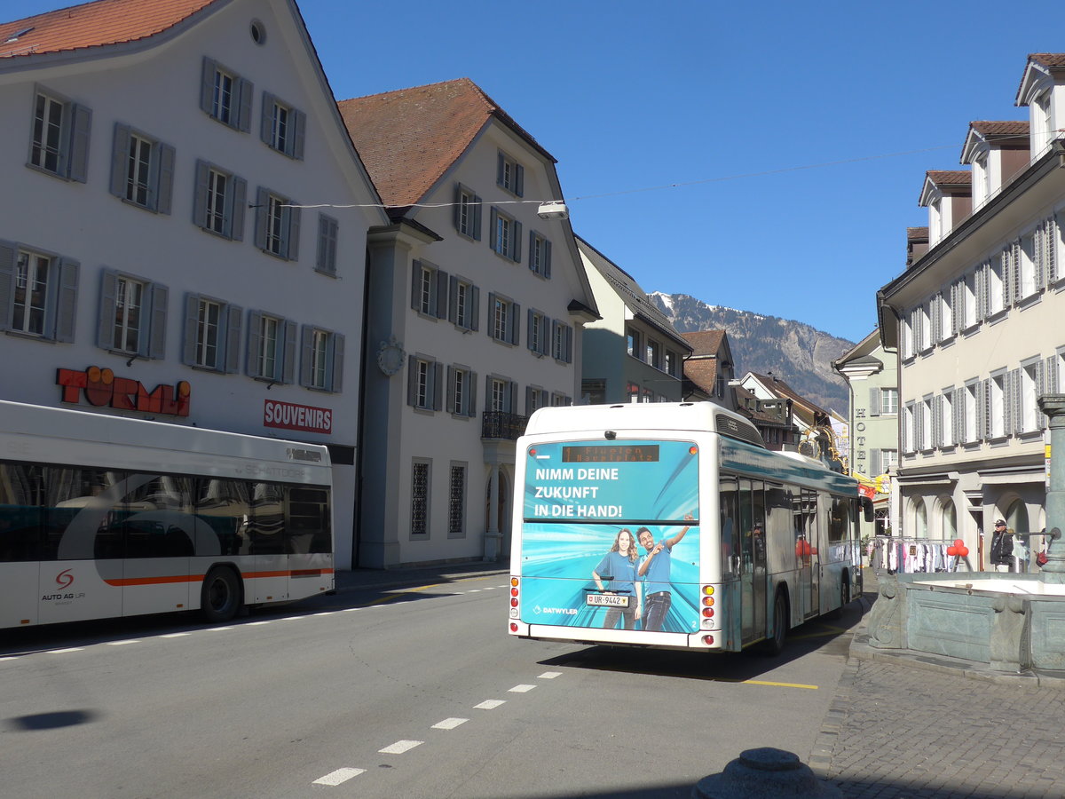 (202'797) - AAGU Altdorf - Nr. 2/UR 9442 - Hess am 22. M�rz 2019 in Altdorf, Telldenkmal