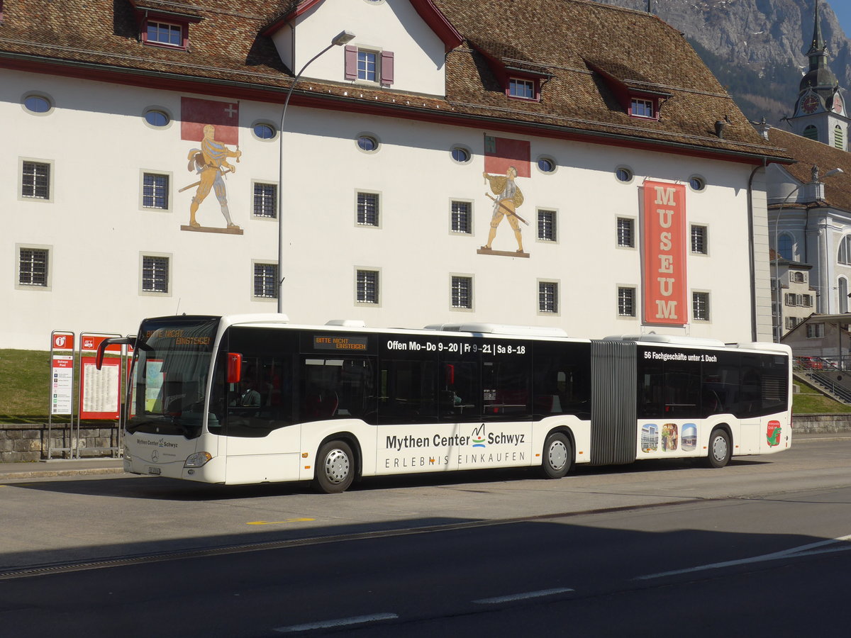 (202'829) - AAGS Schwyz - Nr. 36/SZ 47'836 - Mercedes am 22. M�rz 2019 in Schwyz, Post