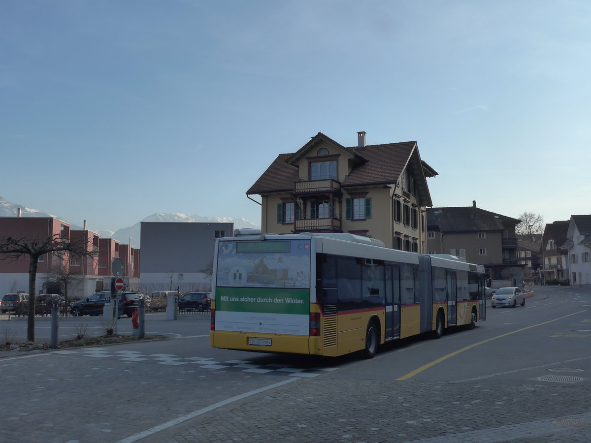 (202'899) - PostAuto Z�rich - Nr. 178/ZH 452'290 - MAN am 22. M�rz 2019 beim Bahnhof Alpnachstad