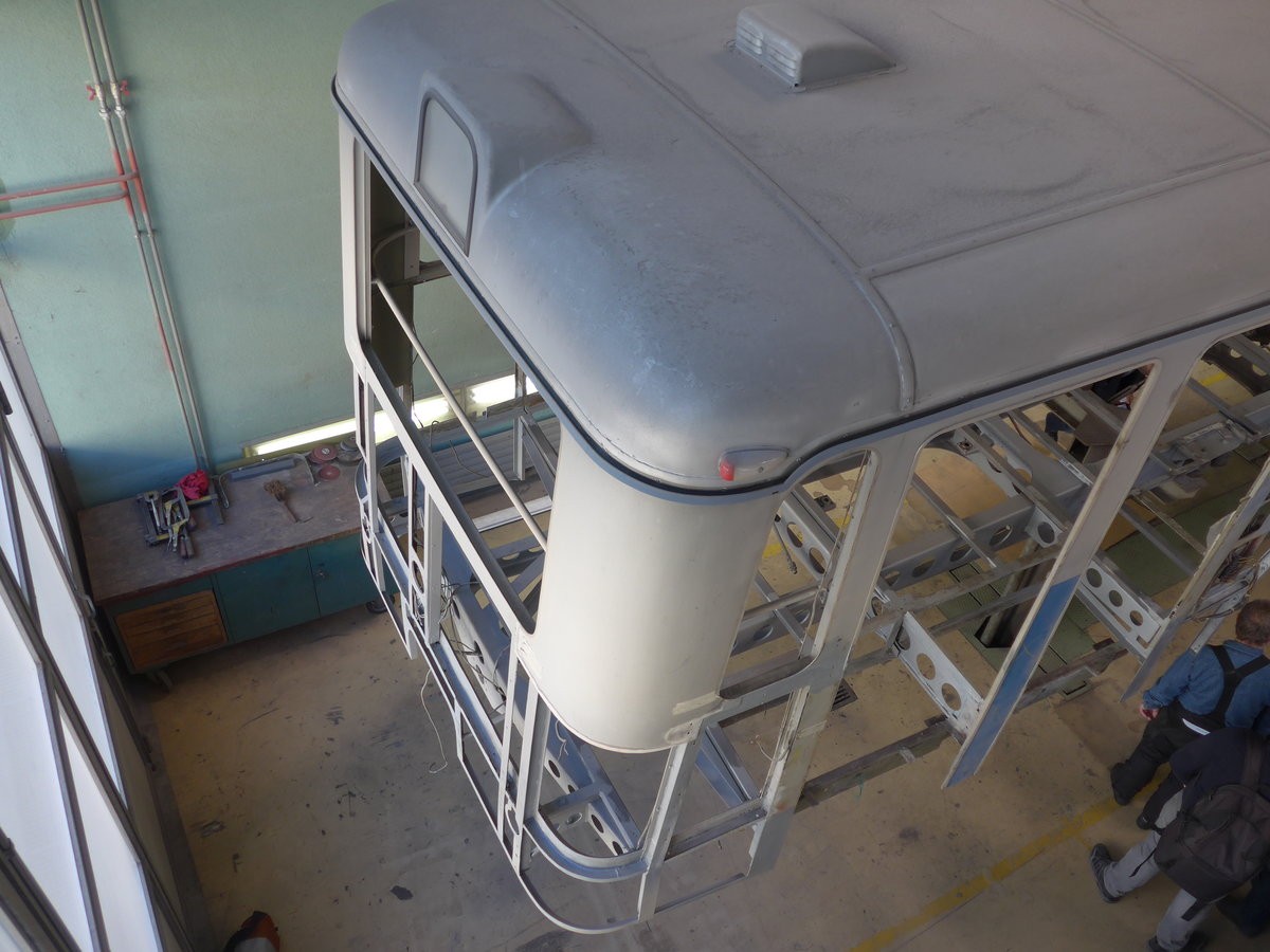 (202'956) - VBL Luzern (vbl-historic) - Nr. 81 - FBW/Hess am 23. M�rz 2019 in Luzern, Depot (in Restauration)