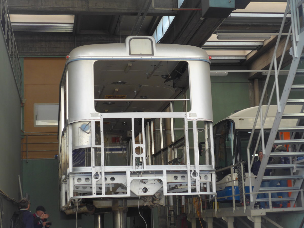 (202'962) - VBL Luzern (vbl-historic) - Nr. 81 - FBW/Hess am 23. M�rz 2019 in Luzern, Depot (in Restauration)