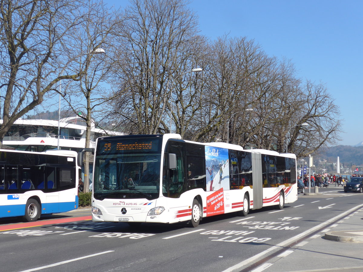 (203'000) - ARAG Ruswil - Nr. 35/LU 15'727 - Mercedes am 23. M�rz 2019 beim Bahnhof Luzern