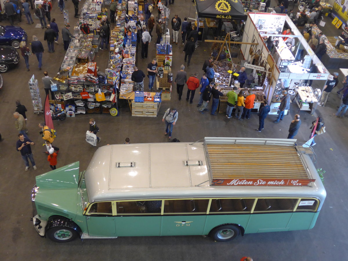 (203'118) - TPF Fribourg - Nr. 307/FR 300'280 - Saurer/Saurer (ex GFM Fribourg Nr. 307; ex GFM Fribourg Nr. 97) am 24. M�rz 2019 in Granges-Paccot, Forum-Fribourg