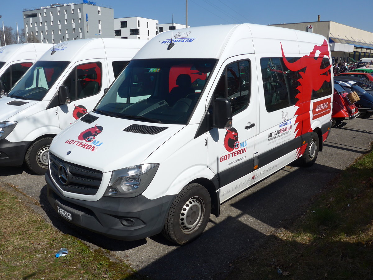 (203'174) - Gott�ron MJ, Granges-Paccot - Nr. 3/FR 265'860 - Mercedes am 24. M�rz 2019 in Granges-Paccot, Forum-Fribourg