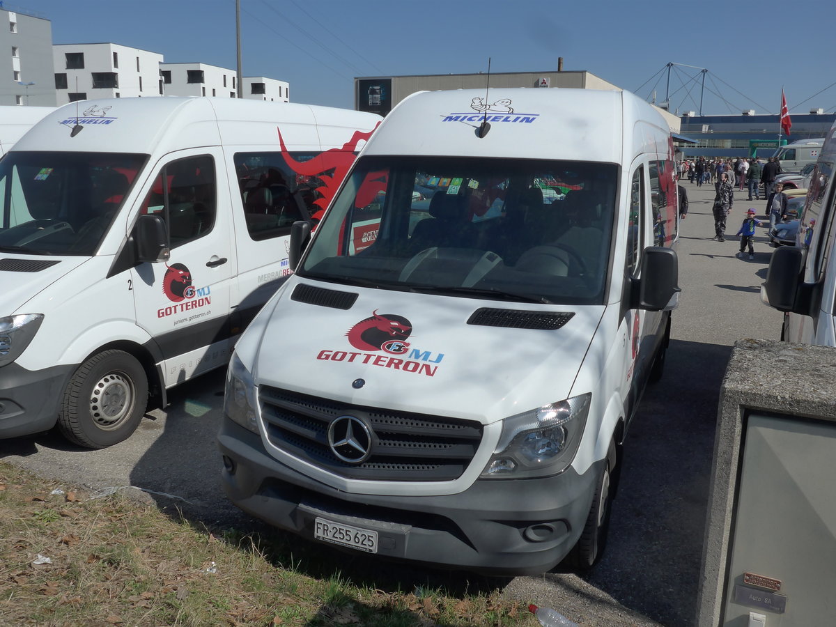 (203'176) - Gott�ron MJ, Granges-Paccot - Nr. 5/FR 255'625 - Mercedes am 24. M�rz 2019 in Granges-Paccot, Forum-Fribourg