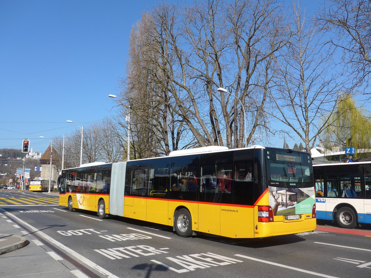 (203'278) - PostAuto Z�rich - Nr. 363/ZH 179'958 - MAN am 30. M�rz 2019 beim Bahnhof Luzern