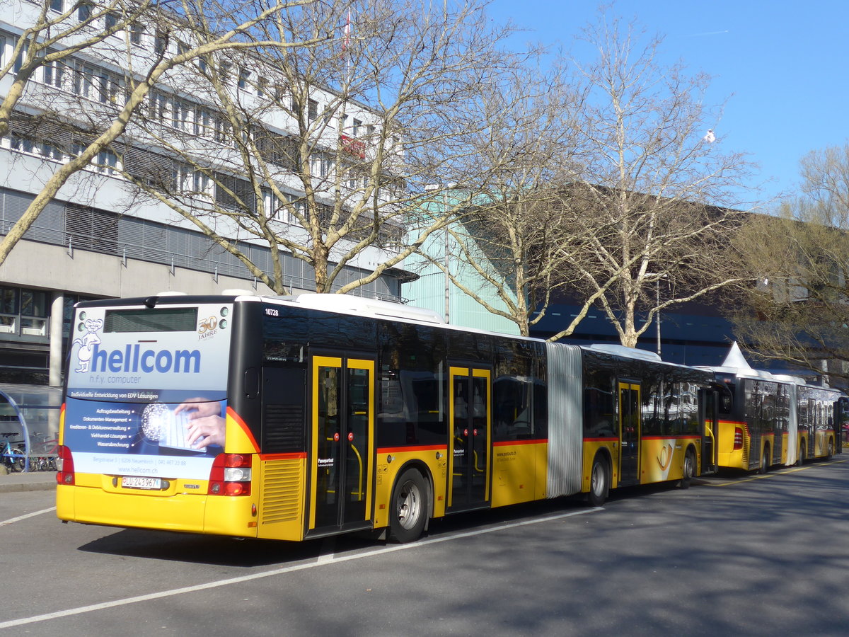 (203'284) - SB Trans, Sursee - Nr. 47/LU 243'967 - MAN am 30. M�rz 2019 in Luzern, Inseli-P