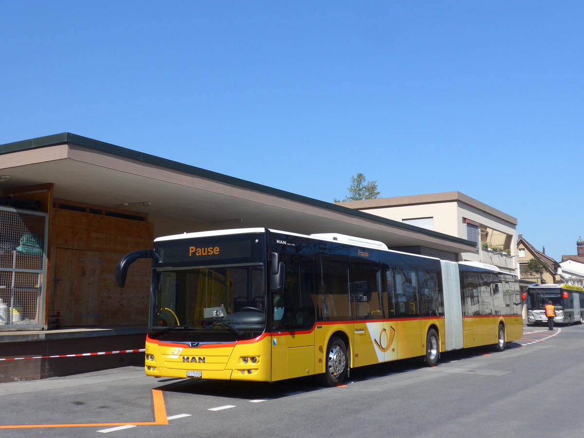 (203'323) - PostAuto Z�rich - Nr. 363/ZH 179'958 - MAN am 30. M�rz 2019 beim Bahnhof Hergiswil