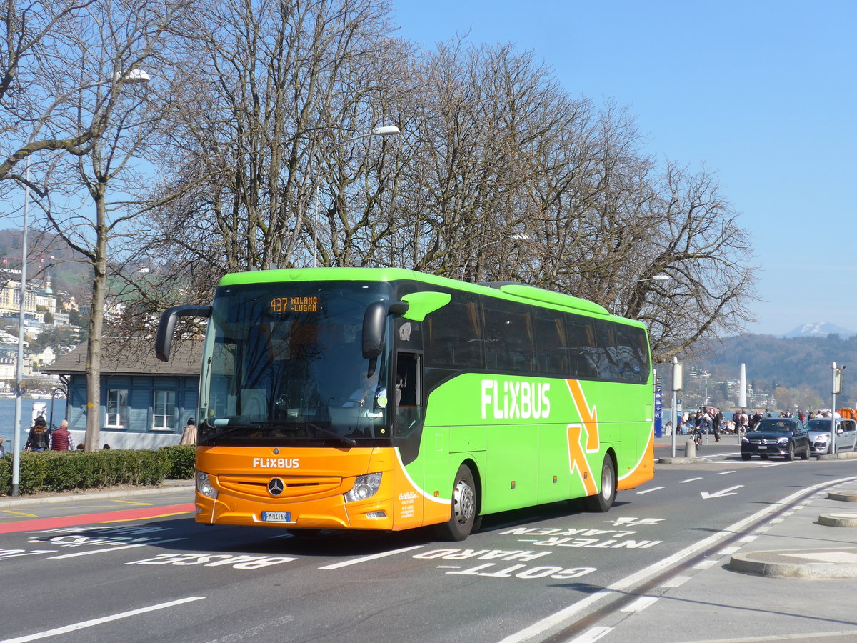 (203'334) - Aus Italien: Garbellini, Como - FM-941 AN - Mercedes am 30. M�rz 2019 beim Bahnhof Luzern
