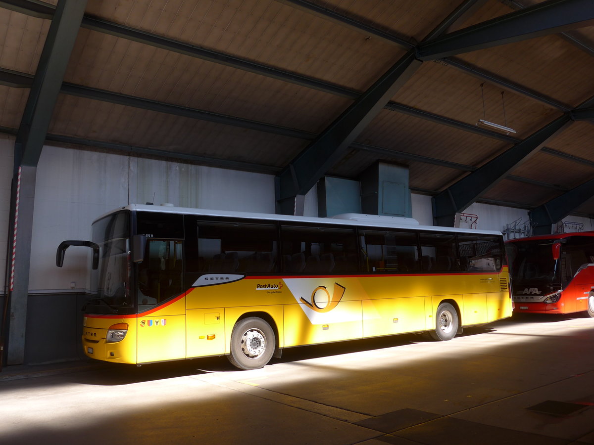 (203'433) - PostAuto Bern - BE 171'453 - Setra (ex AVG Meiringen Nr. 73) am 31. M�rz 2019 in Adelboden, Busstation (Einsatz AFA)