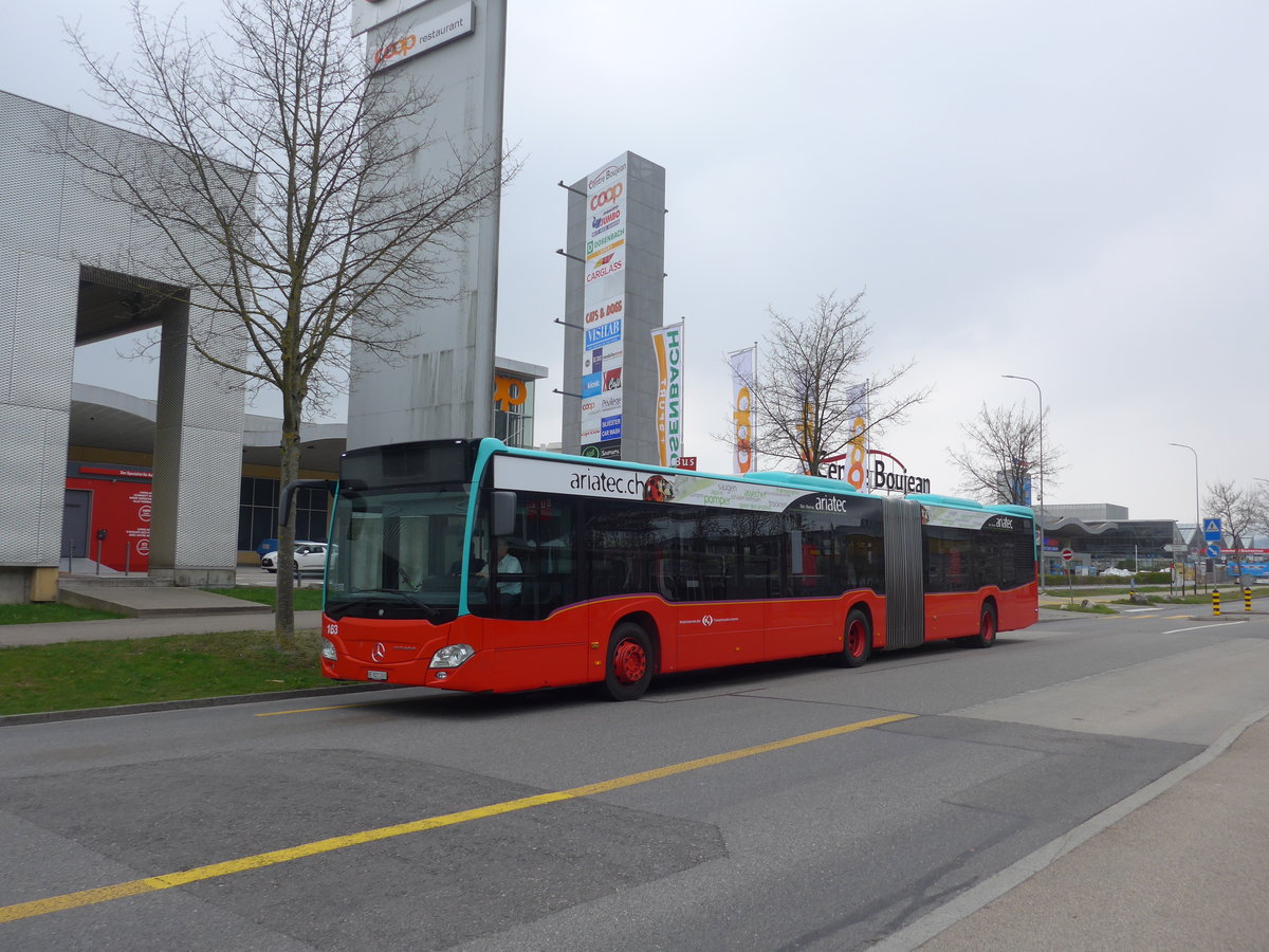(203'683) - VB Biel - Nr. 163/BE 821'163 - Mercedes am 14. April 2019 in Biel, Centre Boujean