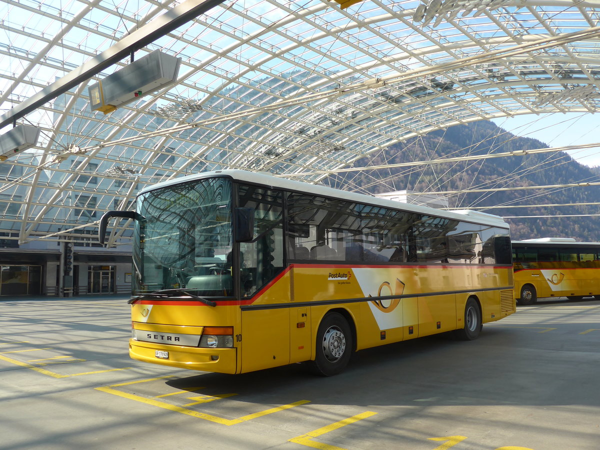 (203'810) - PostAuto Graub�nden (Thepra 10) - GR 178'949 - Setra am 19. April 2019 in Chur, Postautostation