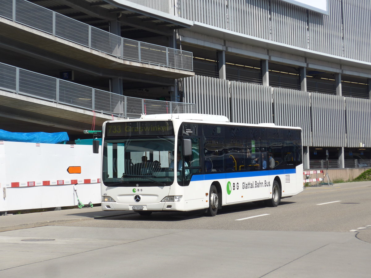 (203'819) - Maag, Kloten - Nr. 45/ZH 738'045 - Mercedes am 19. April 2019 in Z�rich, Flughafen