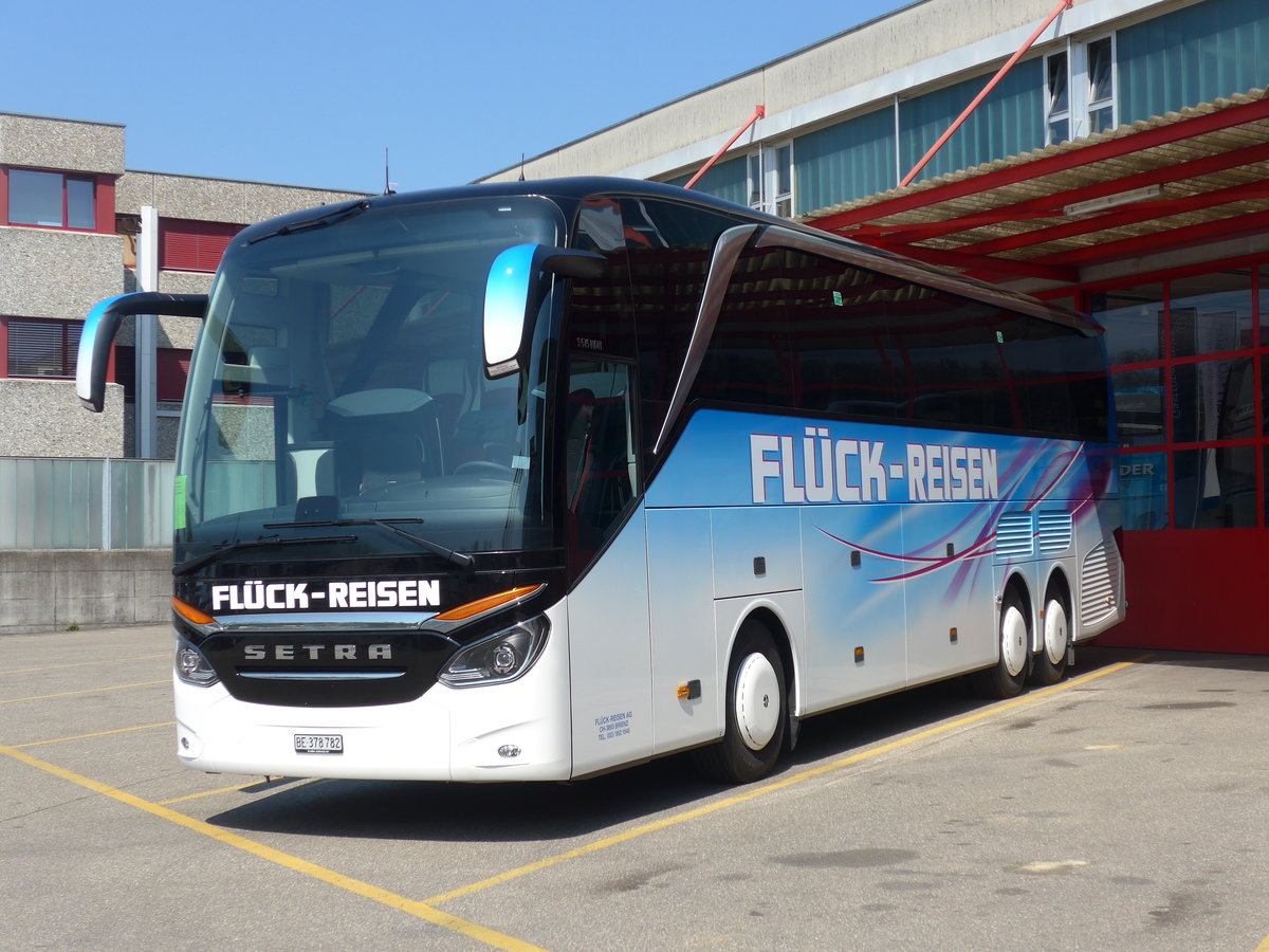 (203'841) - Fl�ck, Brienz - BE 378'782 - Setra am 19. April 2019 in Kloten, EvoBus