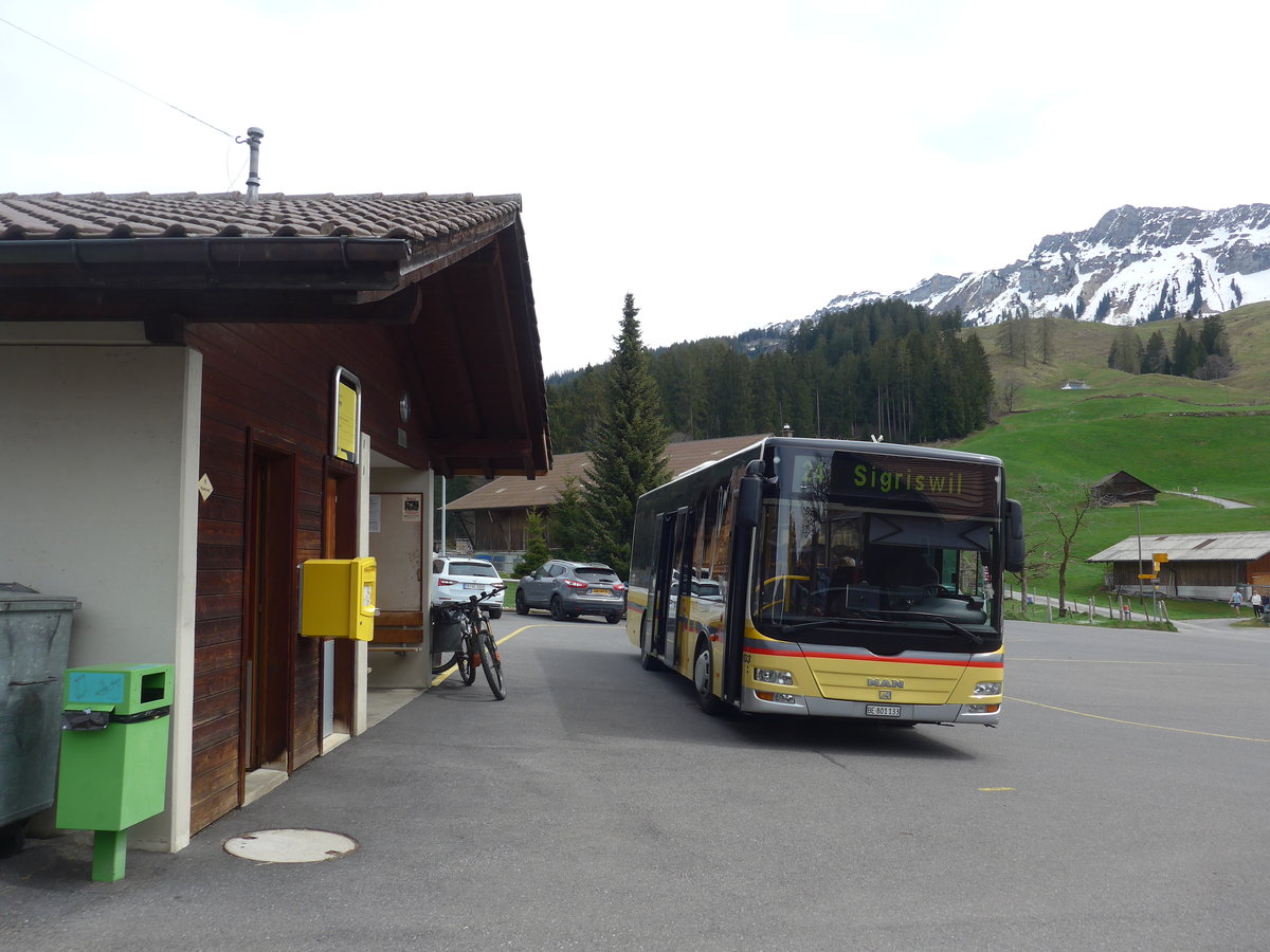 (203'859) - STI Thun - Nr. 133/BE 801'133 - MAN/G�ppel am 21. April 2019 in Schwanden, S�ge