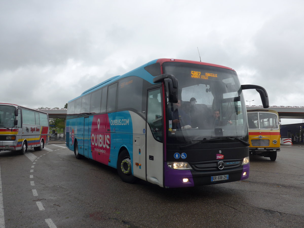 (203'921) - Ouibus, Vitry-sur-Seine - ER 938 ZH - Mercedes am 26. April 2019 in Orschwiller, Rastst�tte