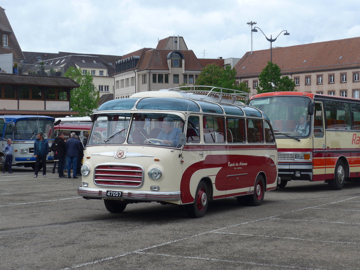 (203'991) - Aus Luxemburg: Rapide des Ardennes, Perl� - 47'057 - Setra am 26. April 2019 in Haguenau, Parkplatz