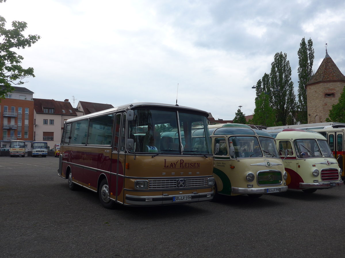 (204'113) - Aus Deutschland: Lay Reisen, P�ttlingen - SB-LR 19H - Setra am 26. April 2019 in Haguenau, Parkplatz