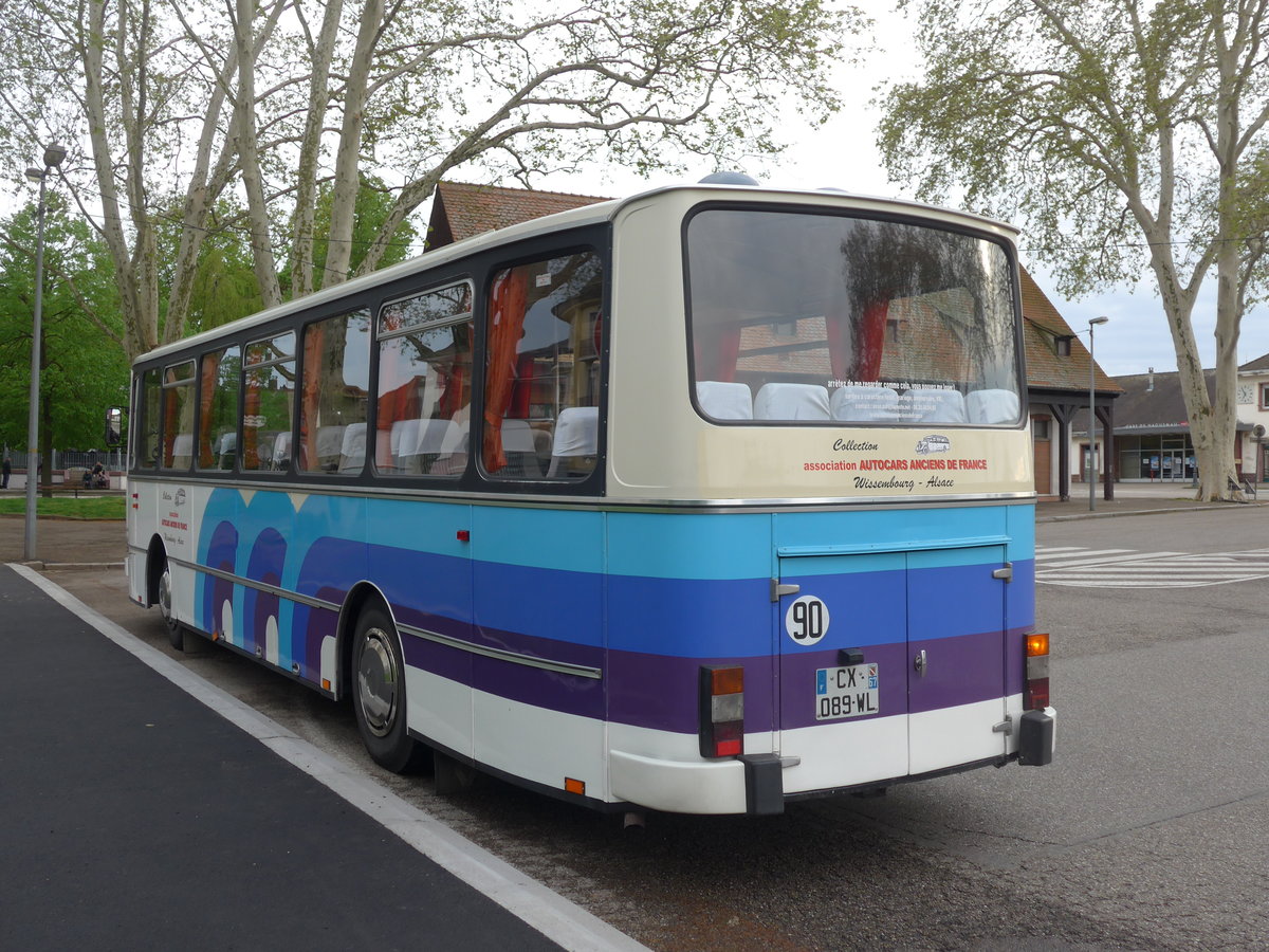 (204'120) - SECAM Mac�n (AAF) - Nr. 19/CX 089 WL - Renault am 26. April 2019 beim Bahnhof Haguenau