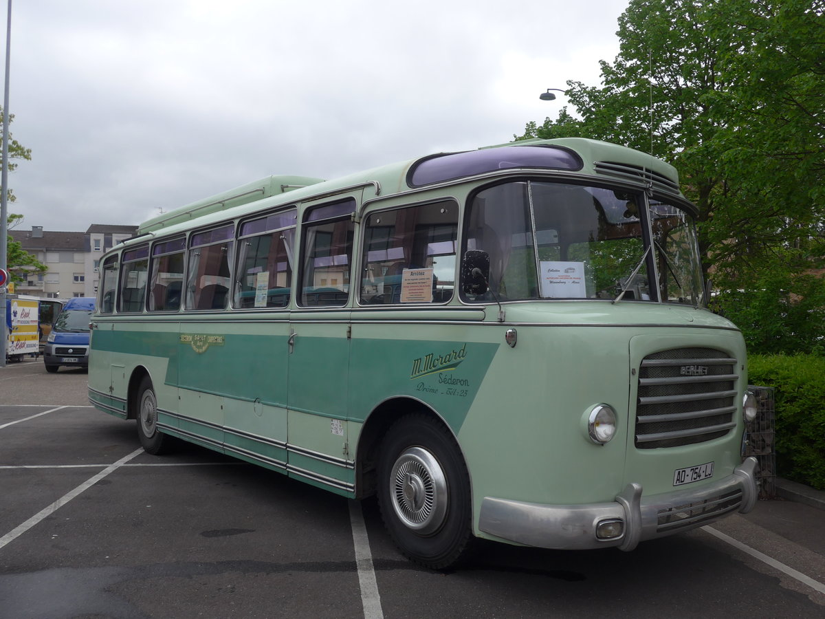 (204'156) - Morard, S�deron (AAF) - AD 754 LJ - Berliet/Gangloff Colmar am 27. April 2019 in Haguenau, Parkplatz