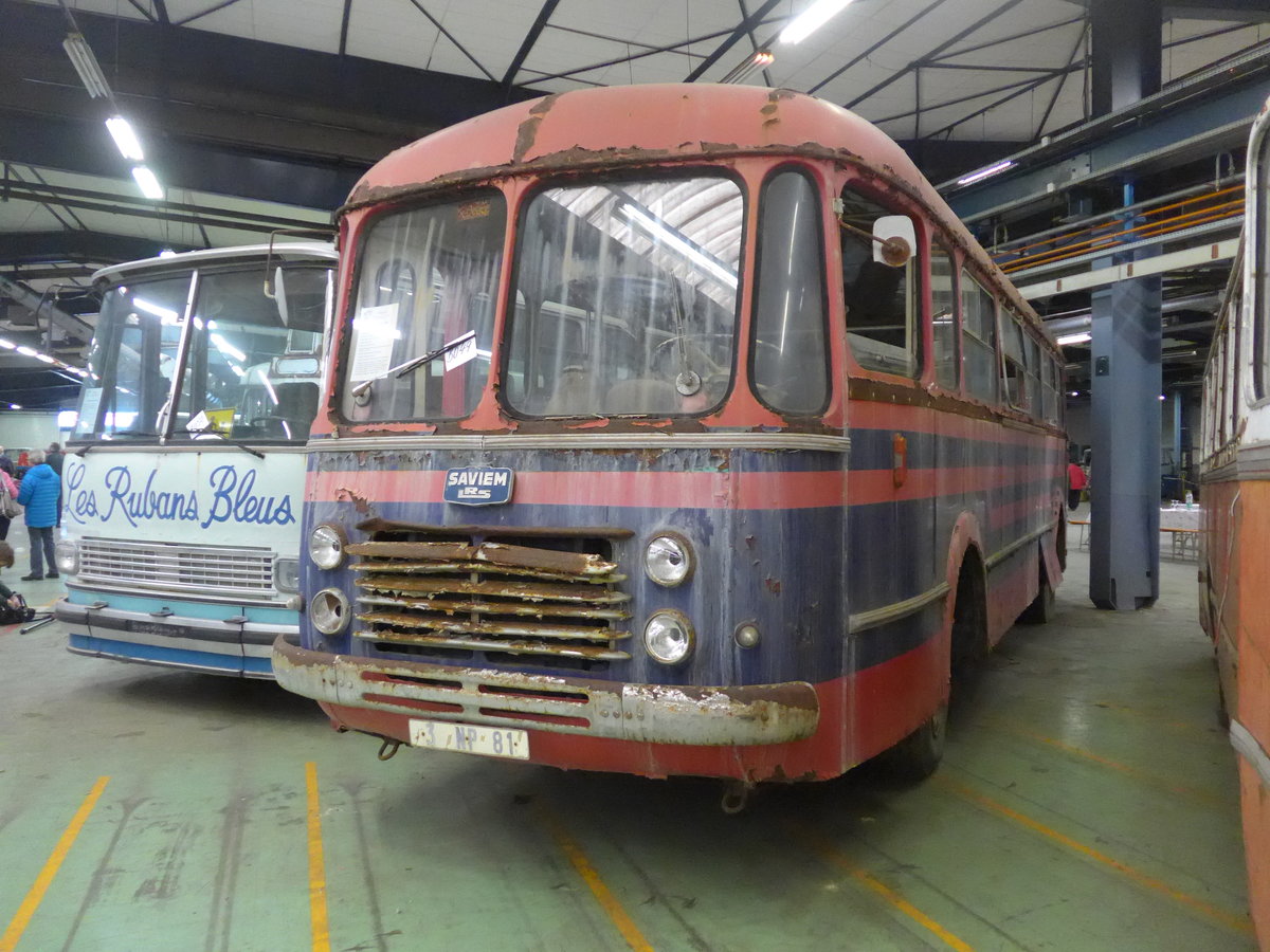 (204'283) - AAF Wissembourg - 3 NP 81 - Saviem (ex div. Besitzer in Albi; ex L'Arm�e) am 27. April 2019 in Wissembourg, Museum