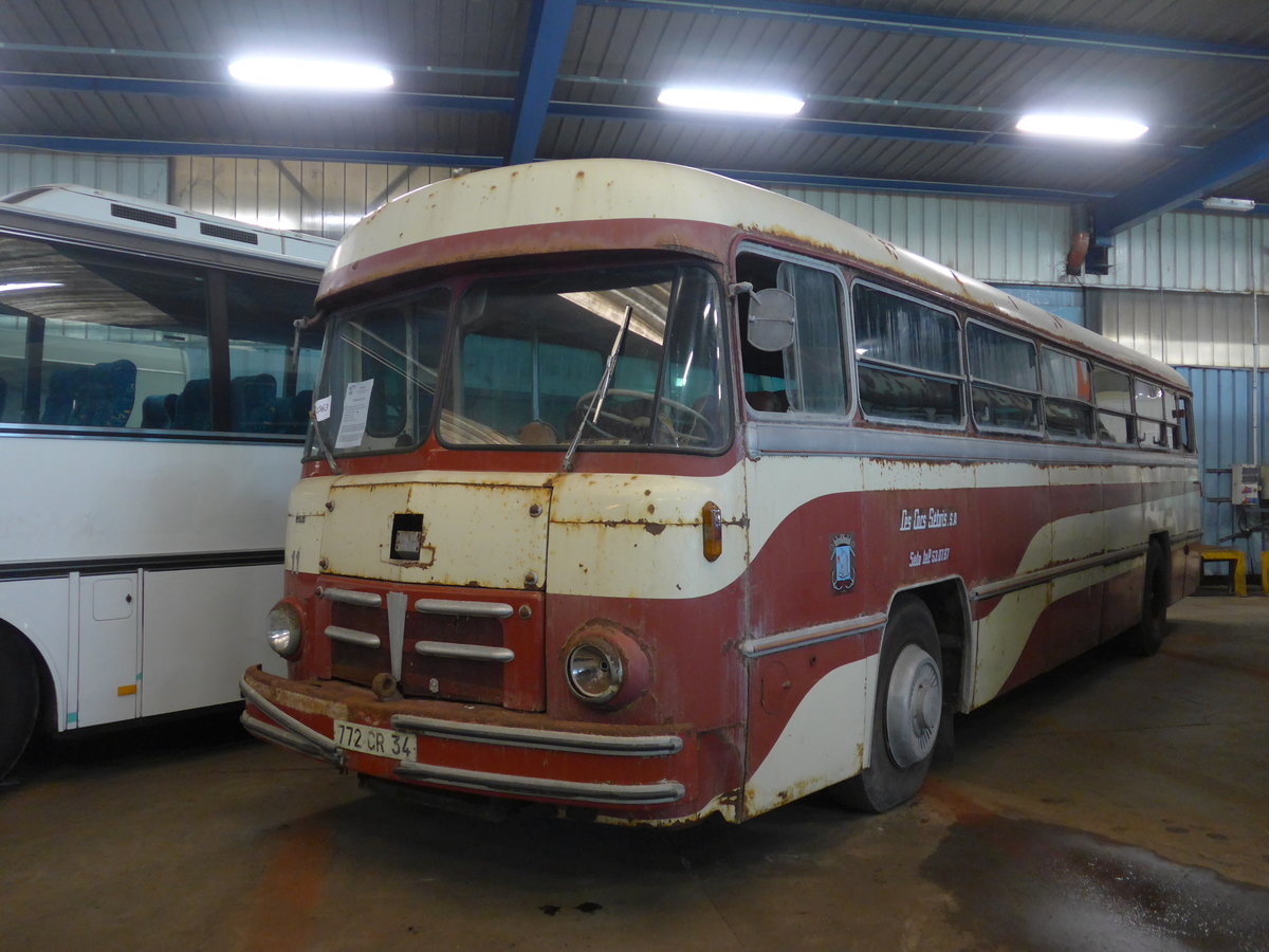 (204'295) - Les Cars S�tois, S�te (AAF) - Nr. 11/772 CR 34 - Berliet am 27. April 2019 in Wissembourg, Museum