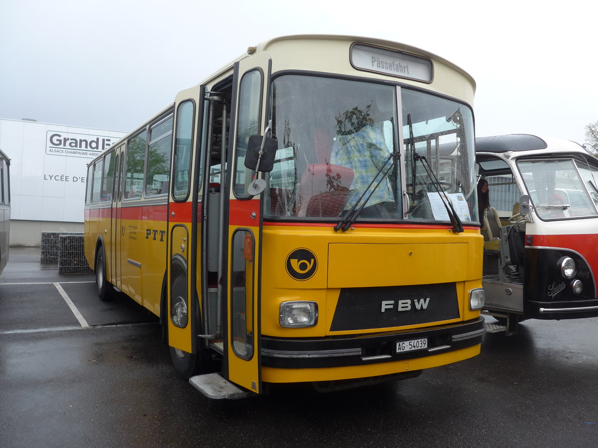 (204'399) - Aus der Schweiz: Birchler, Remetschwil - AG 54'039 - FBW/T�scher (ex Gerber, Winkel; ex Eggenberger, M�riken; ex Tanner, Bubendorf; ex P 24'803) am 27. April 2019 in Haguenau, Parkplatz