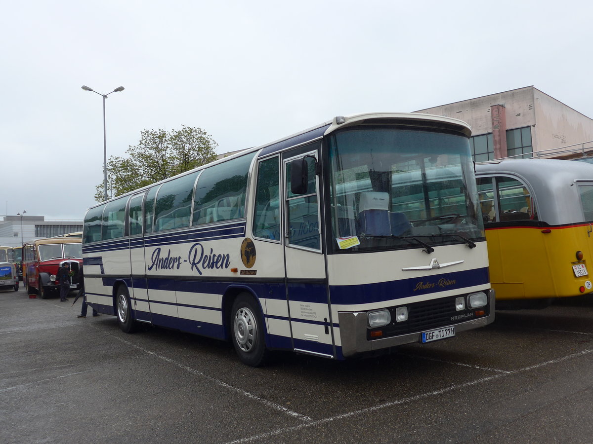 (204'401) - Aus Deutschland: Anders, M�nchen - DGF-TI 77H - Neoplan am 27. April 2019 in Haguenau, Parkplatz