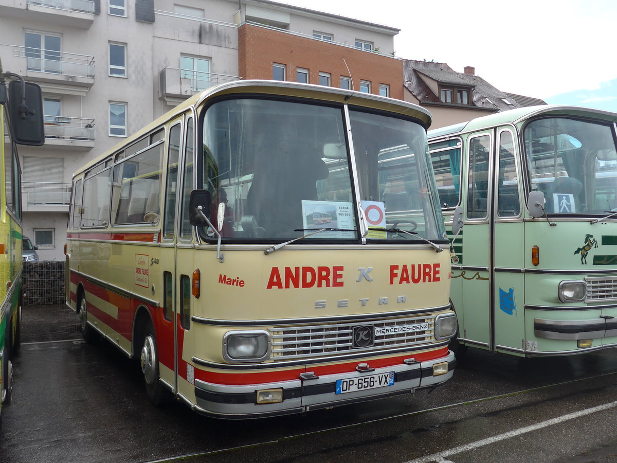 (204'419) - Faure, Chantemerle les Bl�s - DP 656 VX - Setra am 27. April 2019 in Haguenau, Parkplatz